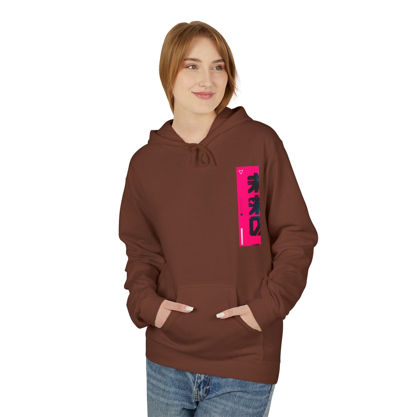 Hoodie • Neon Japanese Graphic "未来" Streetwear Pullover