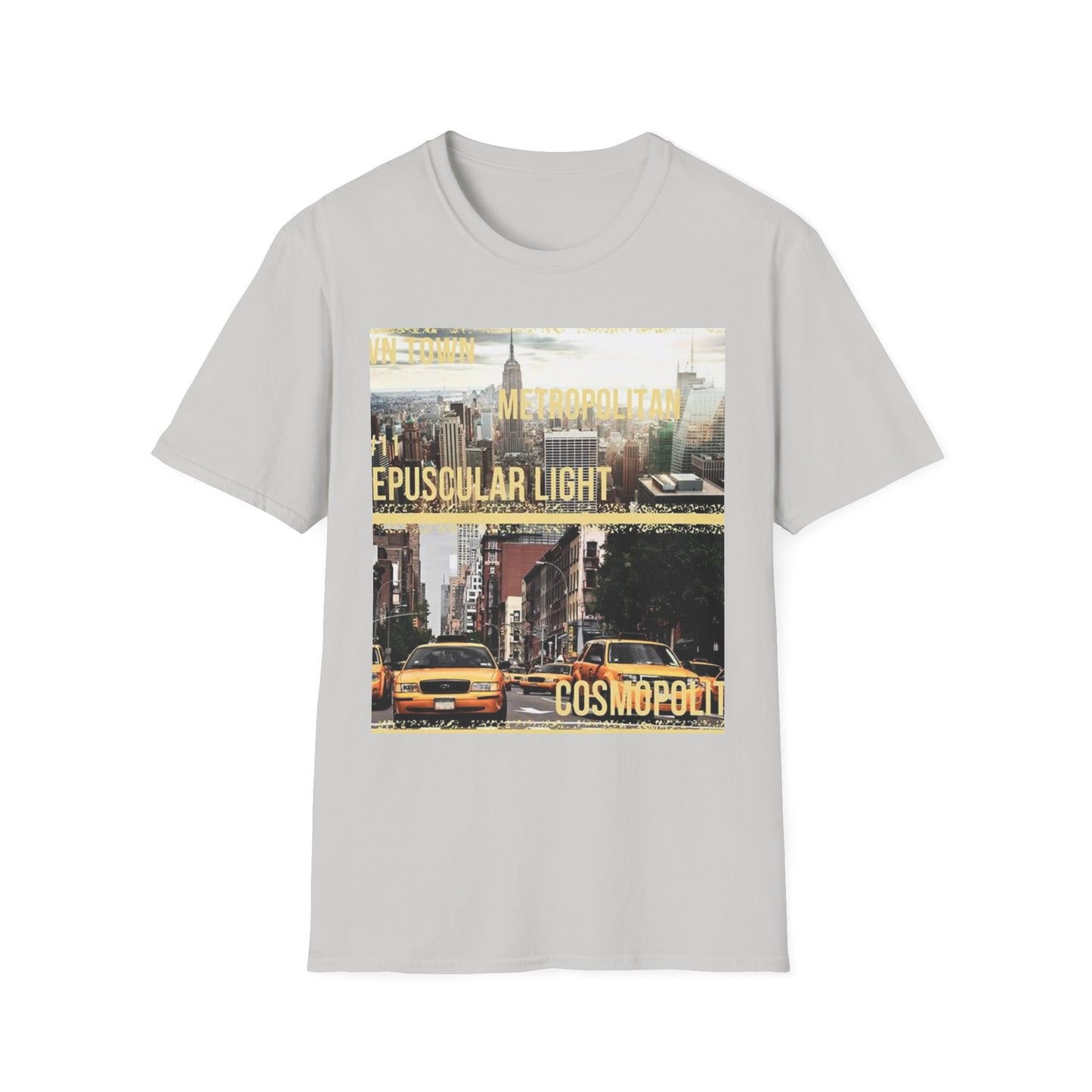 New York City Skyline T-Shirt, Graphic Tee, Urban Fashion, Streetwear Style, Gift for Travelers, Summer Casual Wear
