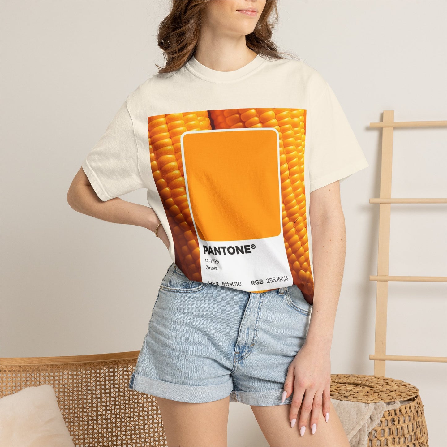 Pantone Corn Yellow Graphic T-Shirt