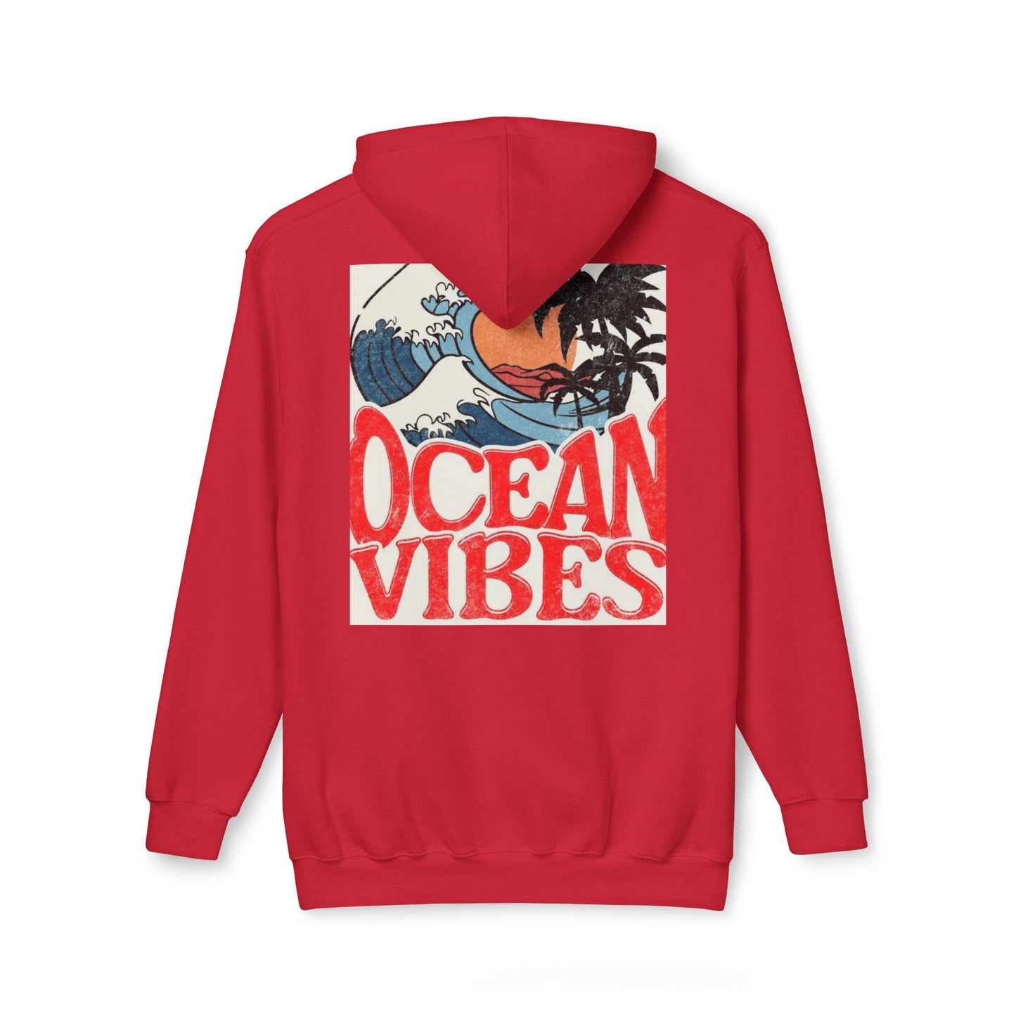 Ocean Vibes Unisex Hooded Sweatshirt | Casual Beachwear for Relaxed Days