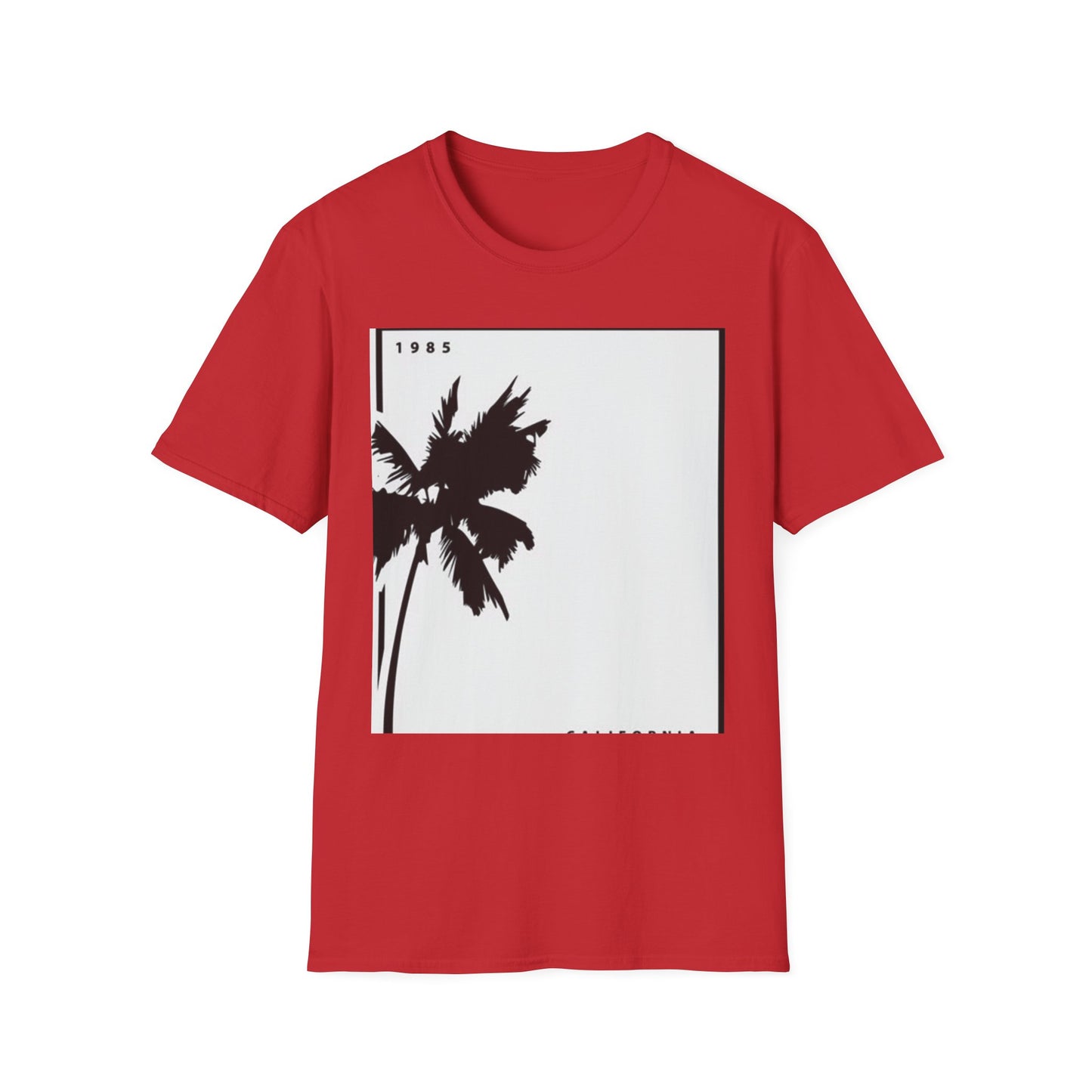 Tropical Palm Graphic Tee - Vintage Summer Vibes, Vacation Shirt, Unisex Casual Wear, Gift for Beach Lovers, 1985 Design