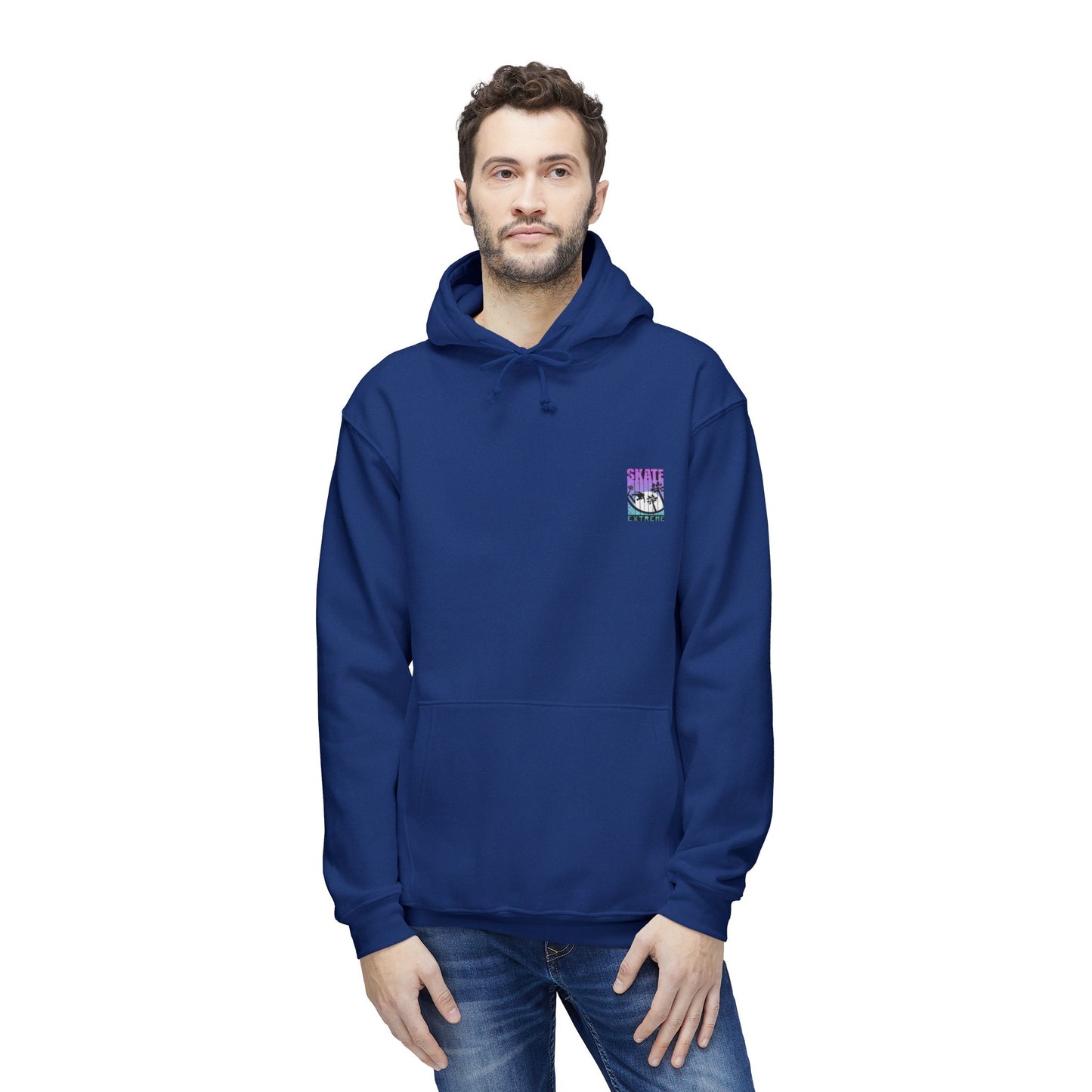 Unisex Hooded Sweatshirt - Extreme Smile Design, Perfect for Casual Adventures