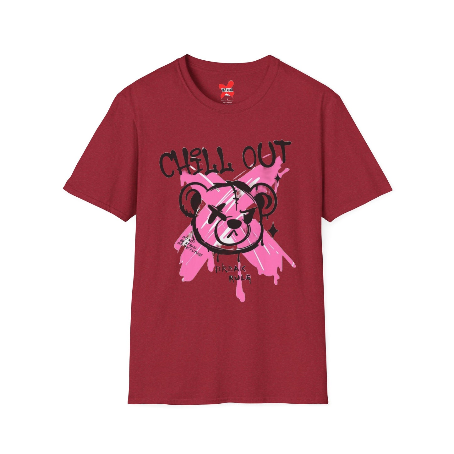 Chill Out Bear Graphic Tee for Relaxed Vibes