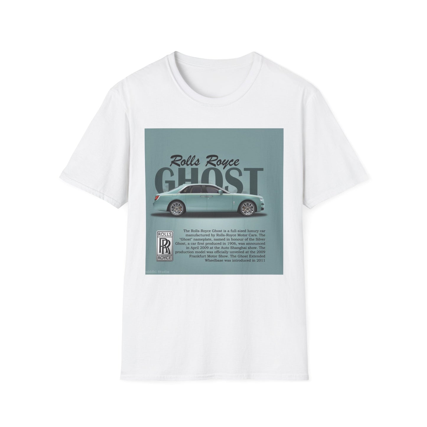 Vintage Rolls Royce Ghost T-Shirt - Classic Car Enthusiast Tee