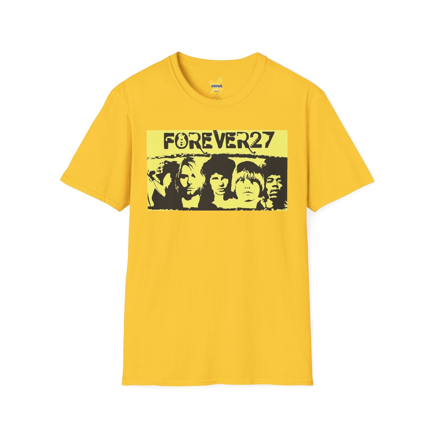 Forever 27 Unisex Softstyle T-Shirt - Tribute to Iconic Musicians