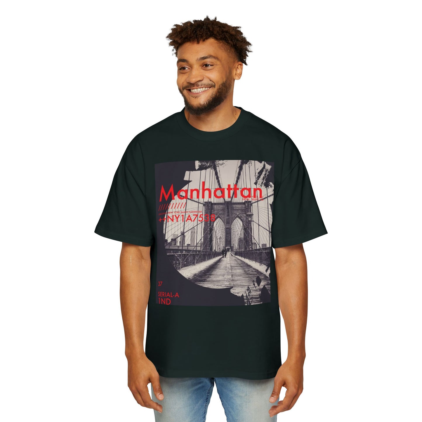 Manhattan Bridge Graphic Tee — Vintage NYC Photo Print