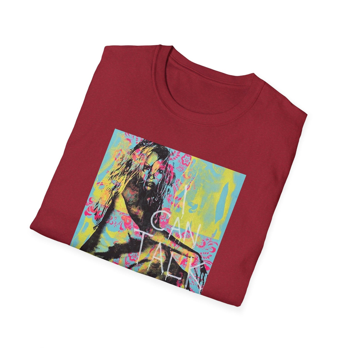 Artistic Unisex Softstyle T-Shirt - Vibrant Graphic Design for Creative Souls