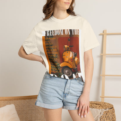 Vintage Vespa 'Freedom on the Road' T-Shirt