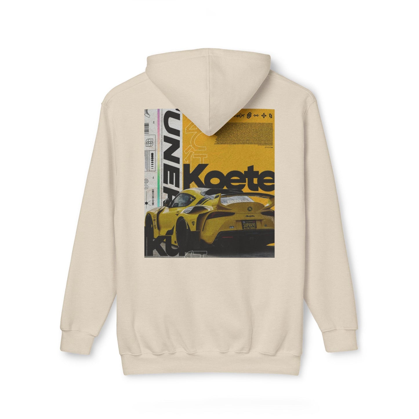 Unisex Hooded Sweatshirt with Car Graphic - Perfect for Automobiles Enthusiasts