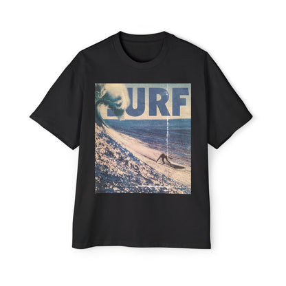 Surf Vintage Photo Tee — Men's Oversized Surf Graphic T-Shirt