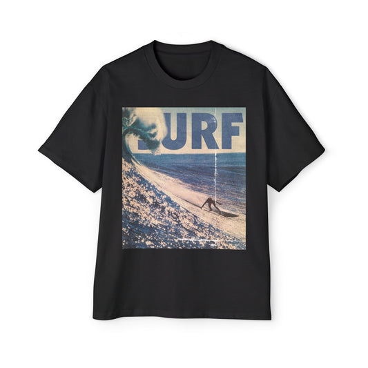 Surf Vintage Photo Tee — Men's Oversized Surf Graphic T-Shirt