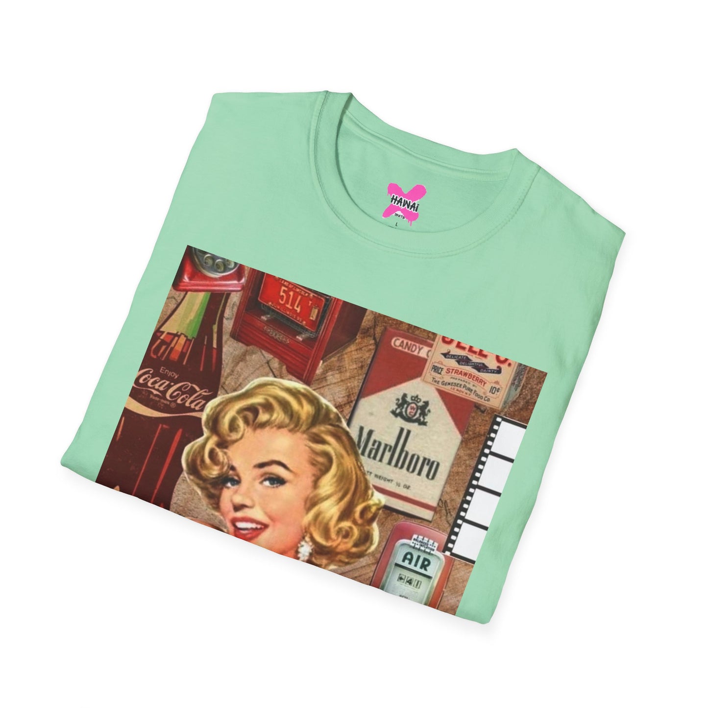 Retro Marilyn Monroe Unisex Softstyle T-Shirt - Vintage Glamour Tee