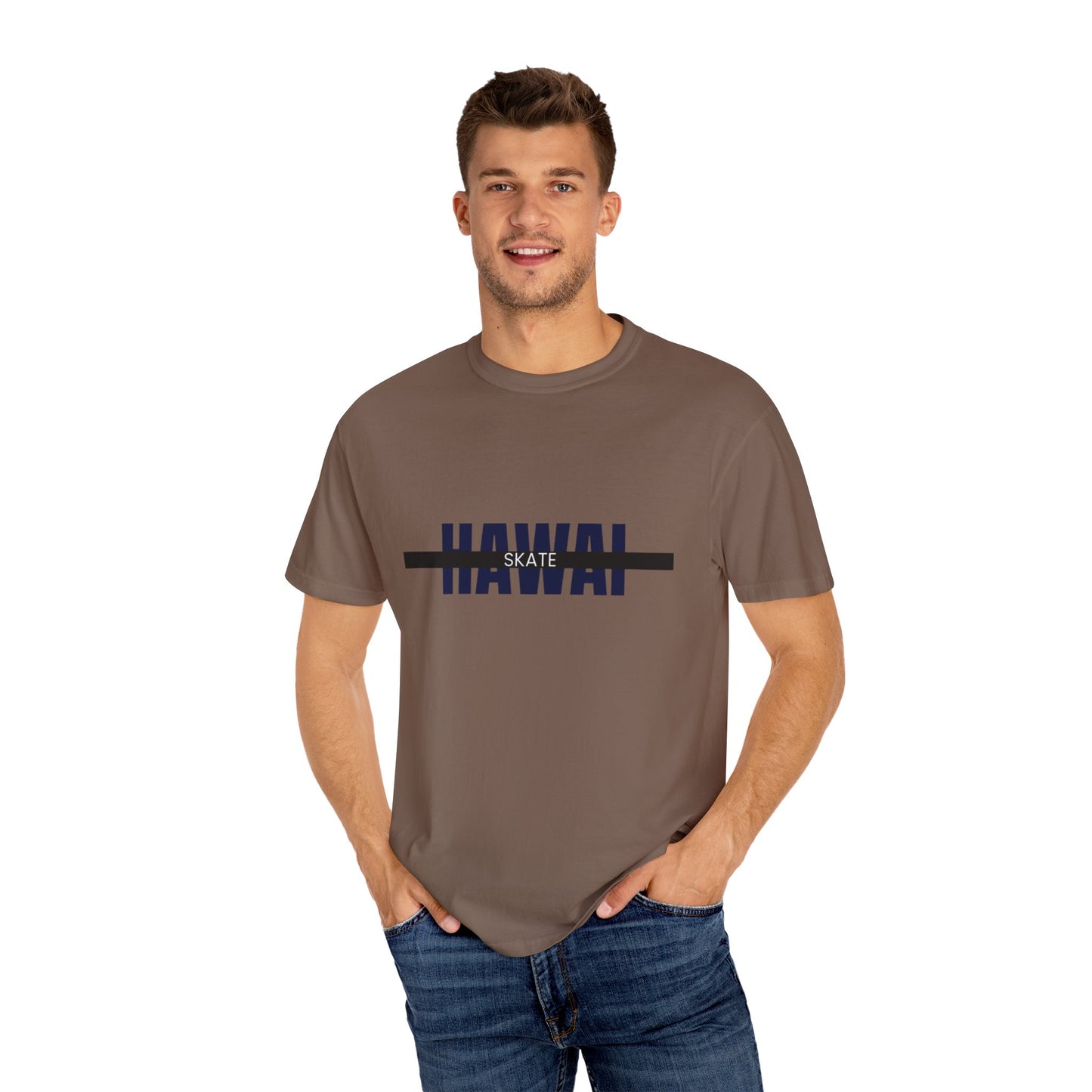 Hawaiian Skate T-Shirt | Unisex Casual Tee, Beachwear, Summer Fashion, Gift for Skaters, Vacation Essential, Graphic Tee