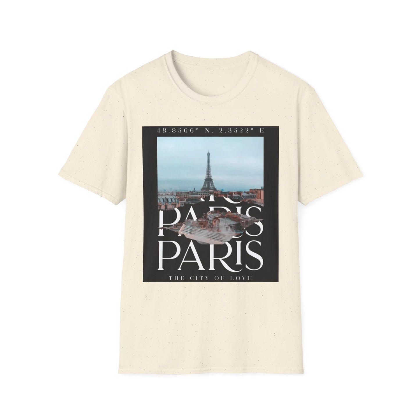 Paris Eiffel Tower Photo Tee — "Paris Paris" Graphic T-Shirt