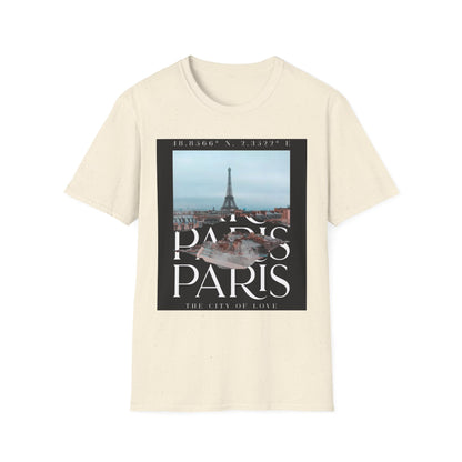 Paris Eiffel Tower Photo Tee — "Paris Paris" Graphic T-Shirt