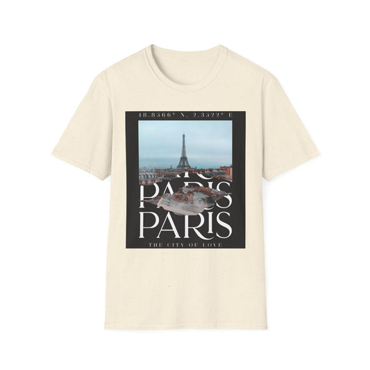 Paris Eiffel Tower Photo Tee — "Paris Paris" Graphic T-Shirt